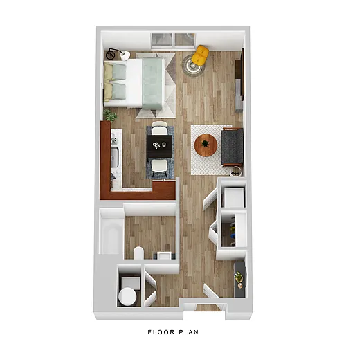 Floor plan Studio A
