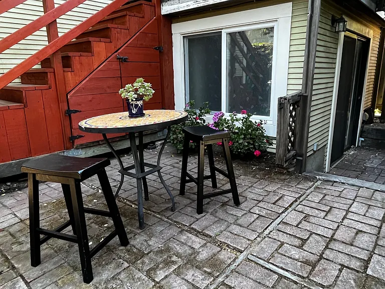 Pub Table on the Patio