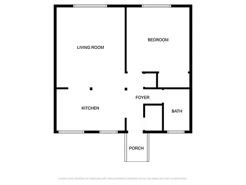 Floor plan 2024 Remodeled 1 bd 1 bth