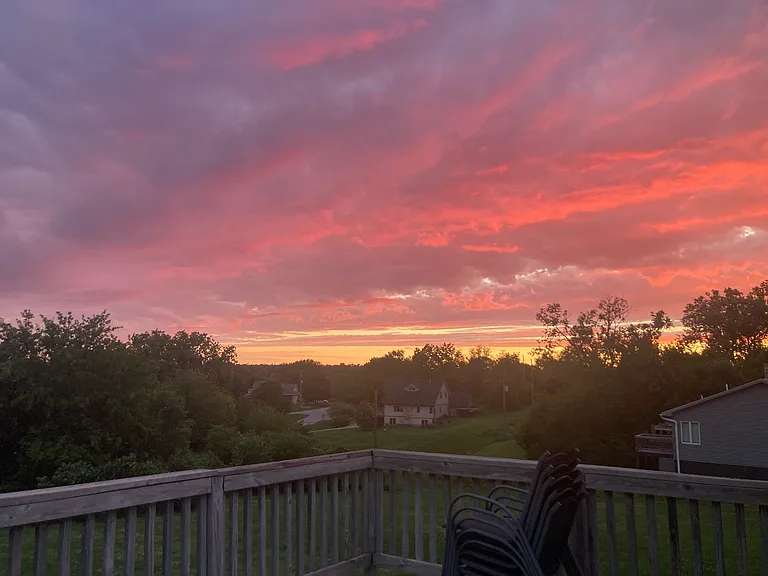 Back porch view