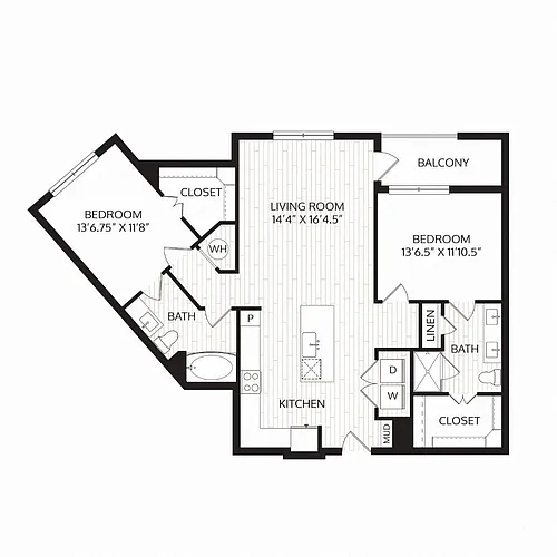 Floor plan B60