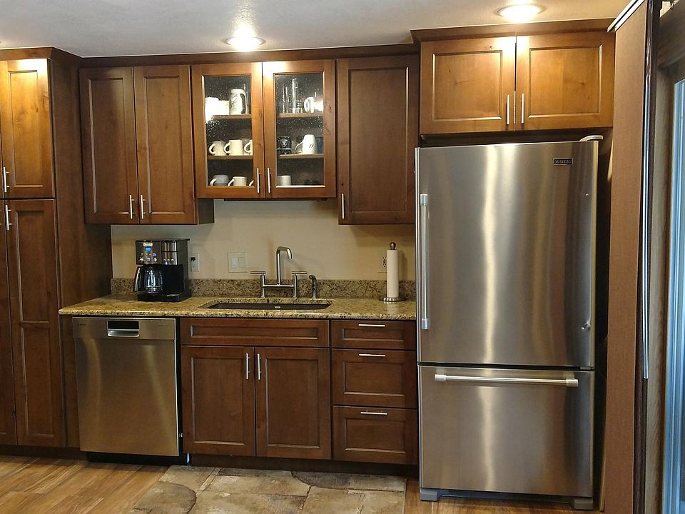 Kitchen - enough space for eat-in table.