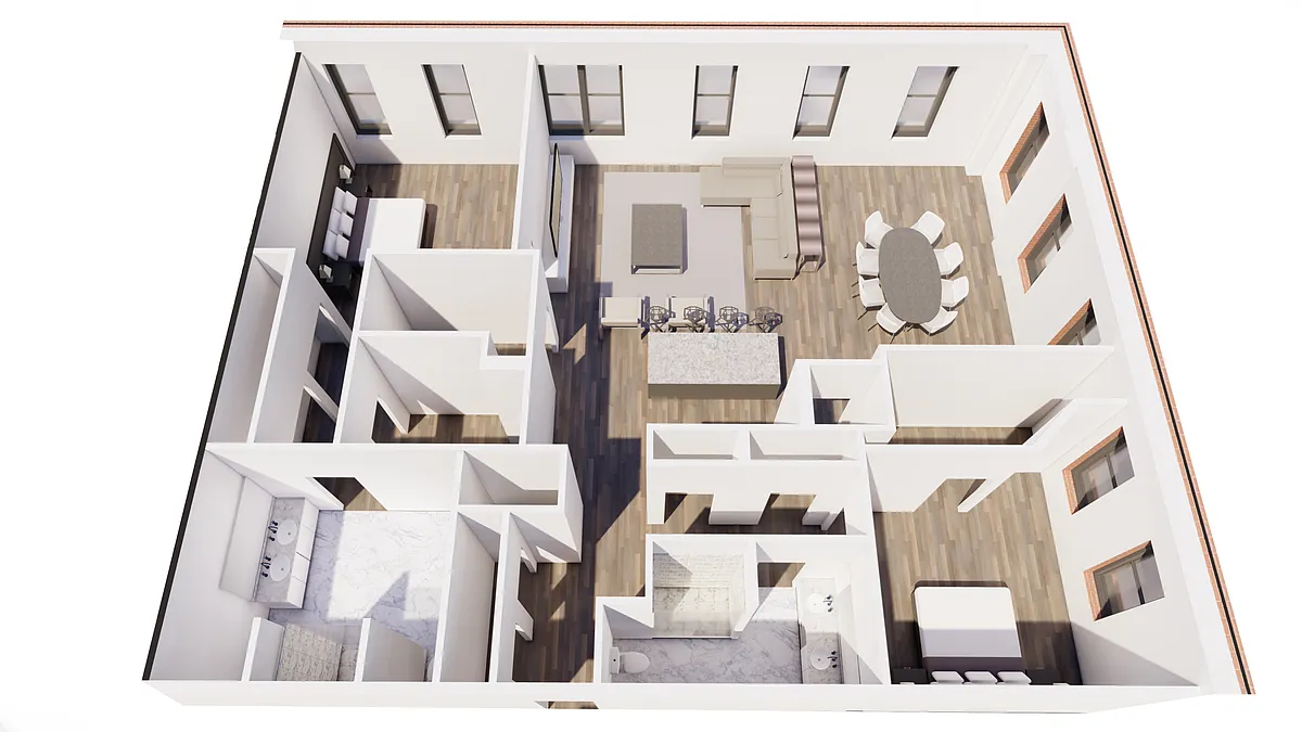 Floor plan Penthouse E