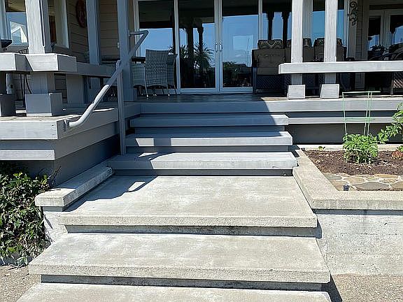Entrance to home - backyard 