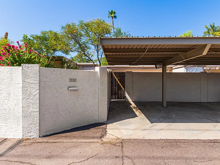 Your 2 car carport. Easy gate access to your home.