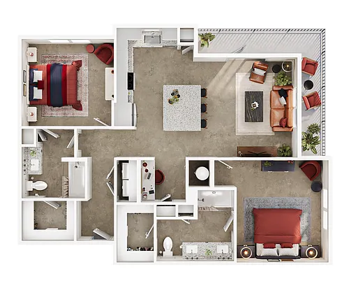 Floor plan B3