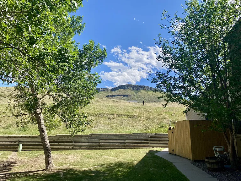 Views from the yard of North Table Mesa.