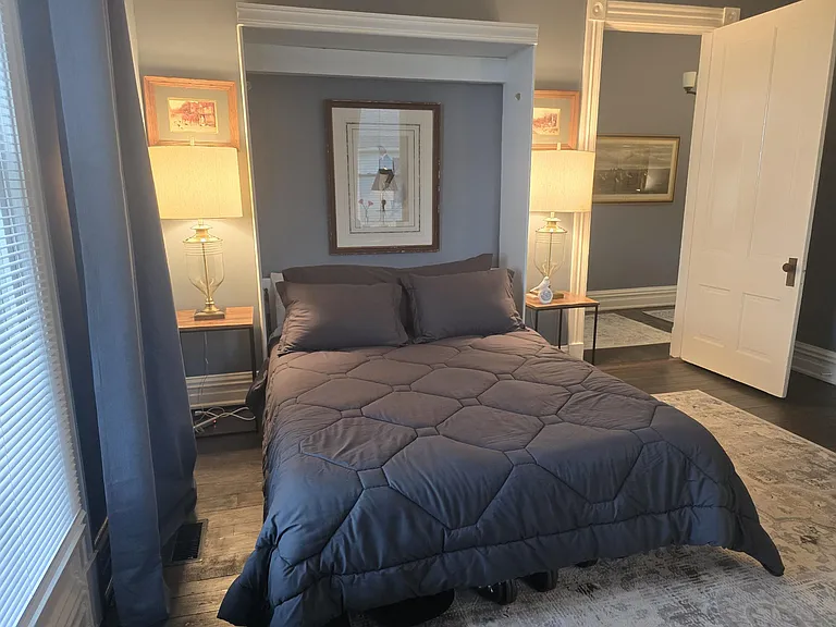 Full bed view.