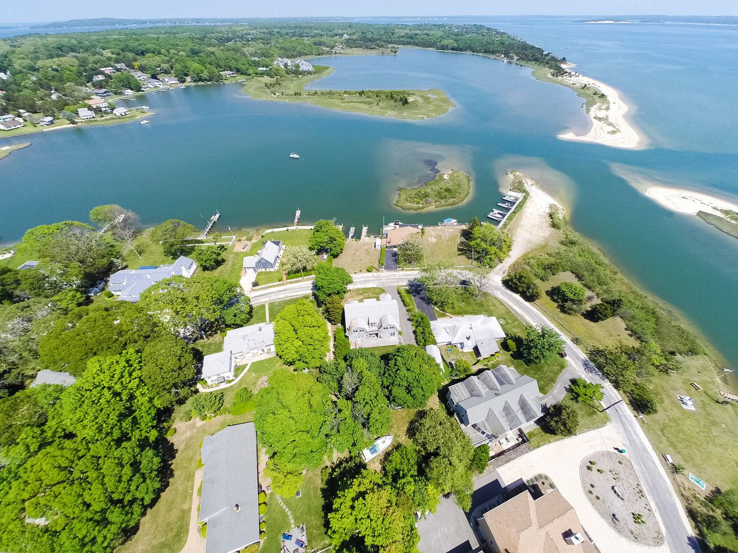  Aerial view of Laughing Waters 