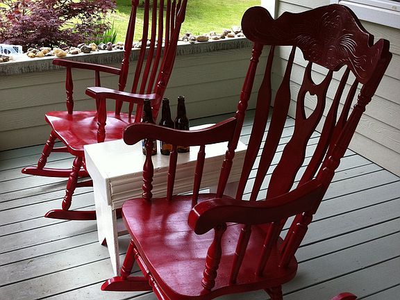 Front Porch - one of many great places to relax, read a book...