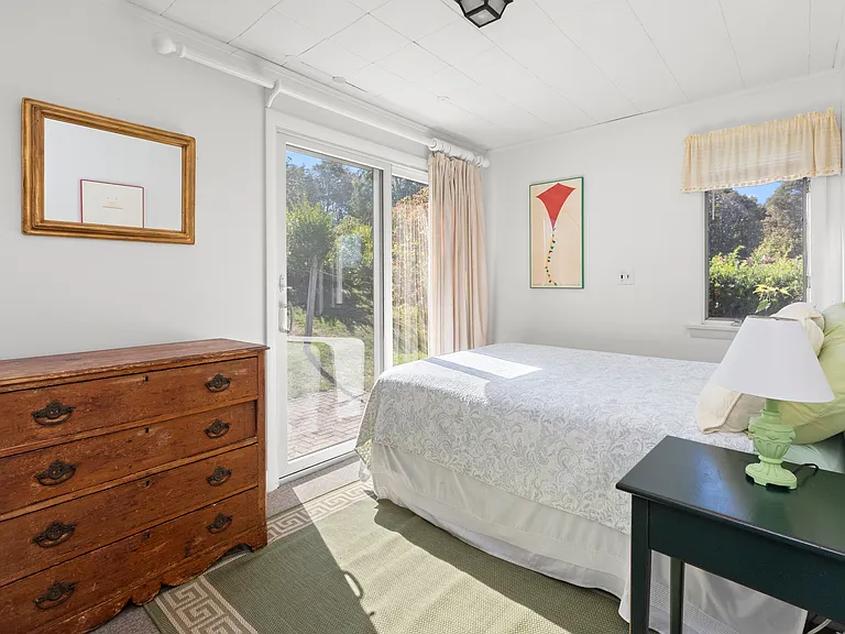 Bedroom #4 or Office - Queen Bed, access to back yard