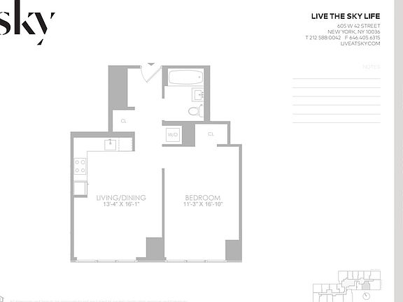2nd image of 605 W 42nd St APT 62J