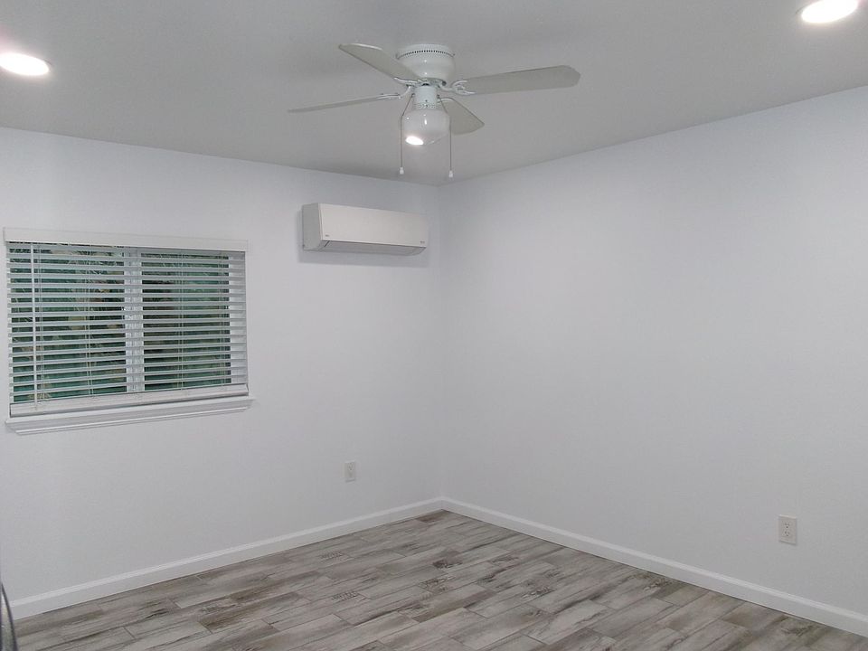 Living room with A/C heat unit