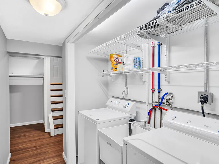Basement Floor Laundry