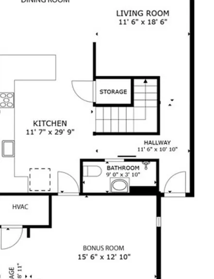 Floorplan downstairs