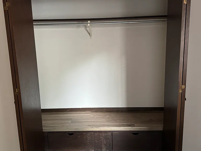 large bedroom closet