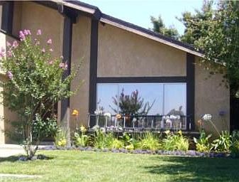 Exterior living room window