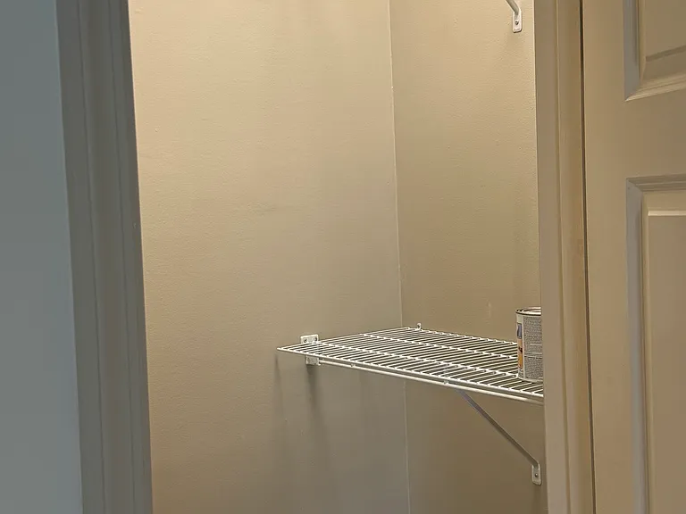 First floor coat closet