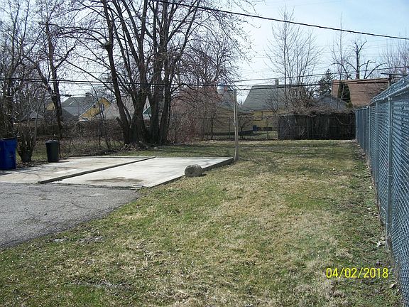 Fenced back yard
