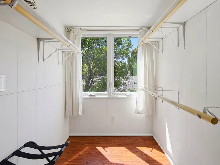 Closet on the top floor/master bedroom.