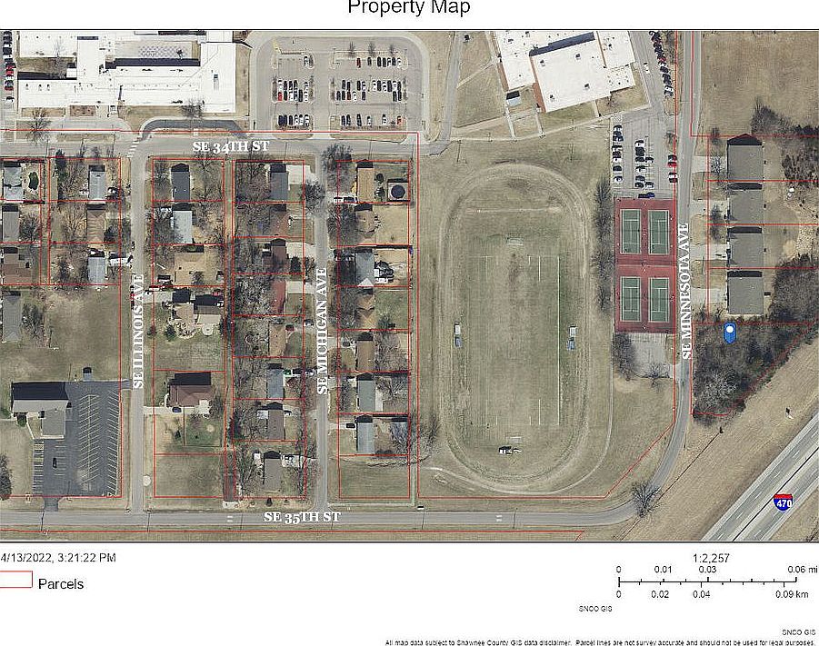 Blue dot/flag is property.