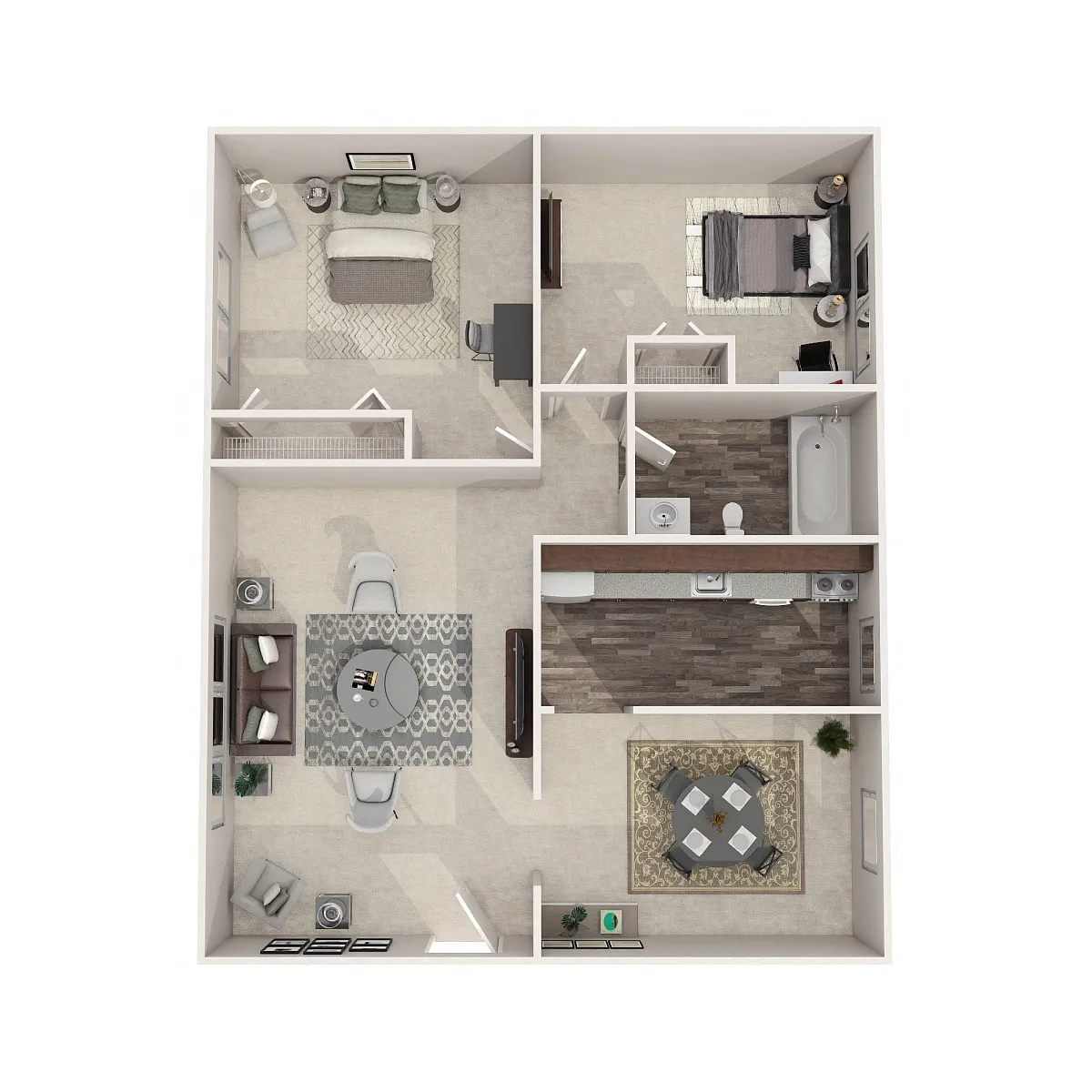 Floor plan 2 Bedroom
