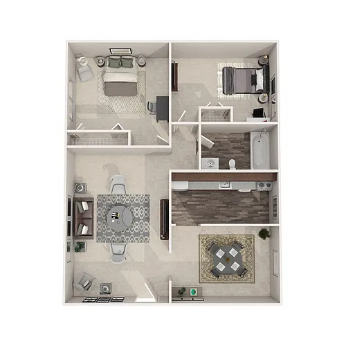 Floor plan 2 Bedroom
