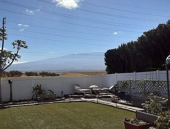 Backyard view of Haleakala 