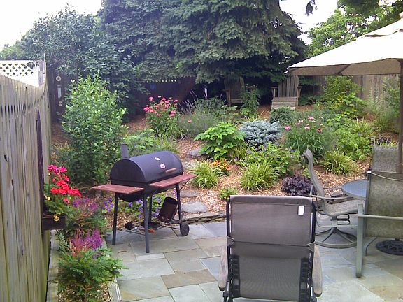 Slate patio