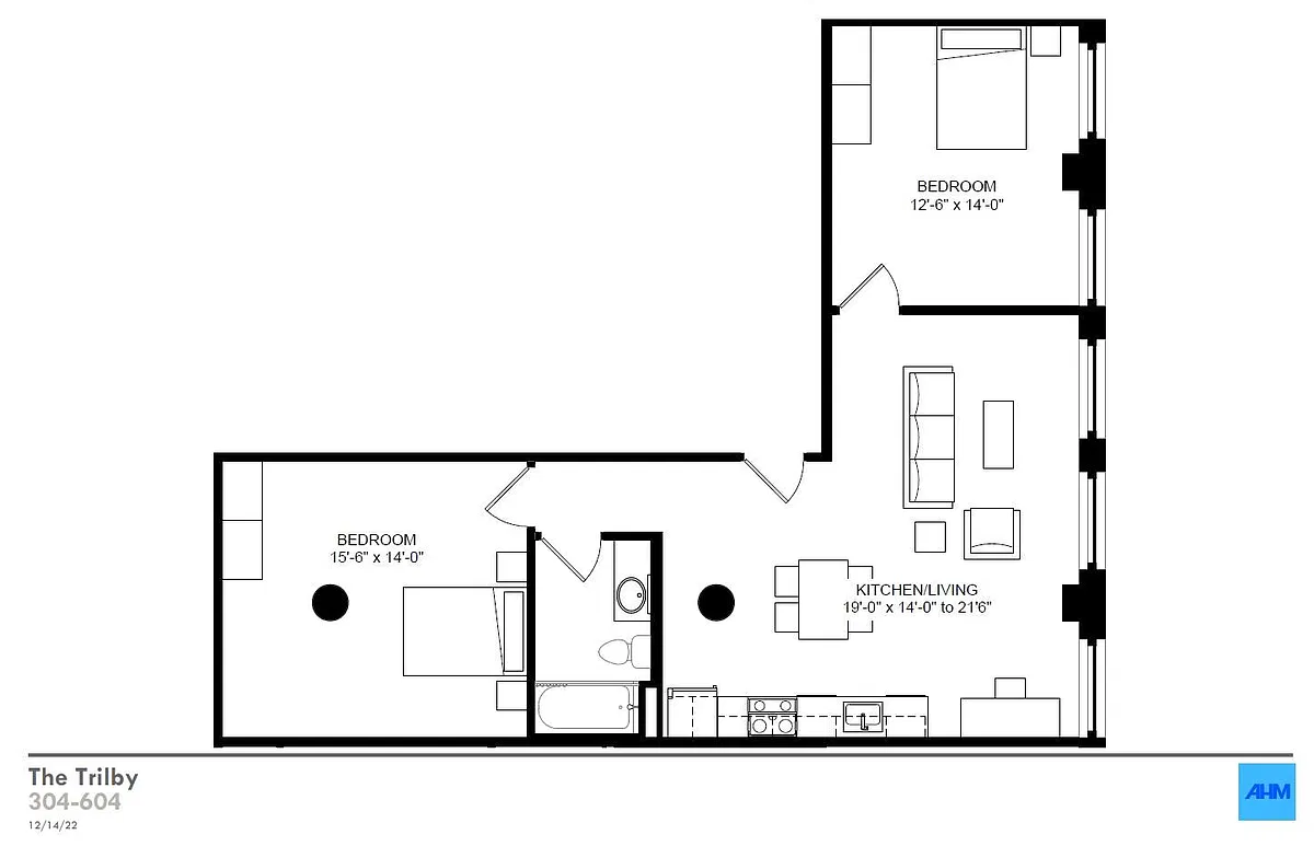 Floor plan The Trillby