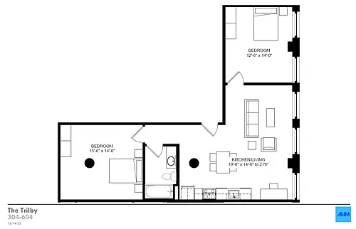Floor plan The Trillby