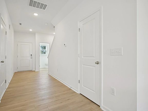 Foyer featuring the AW Collection R Minimalist - A stark, stylish entry with dramatic simplicity.