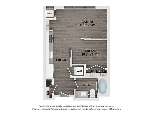 Floor plan JA1.1