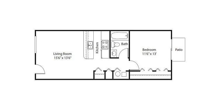 Floor plan Cambridge