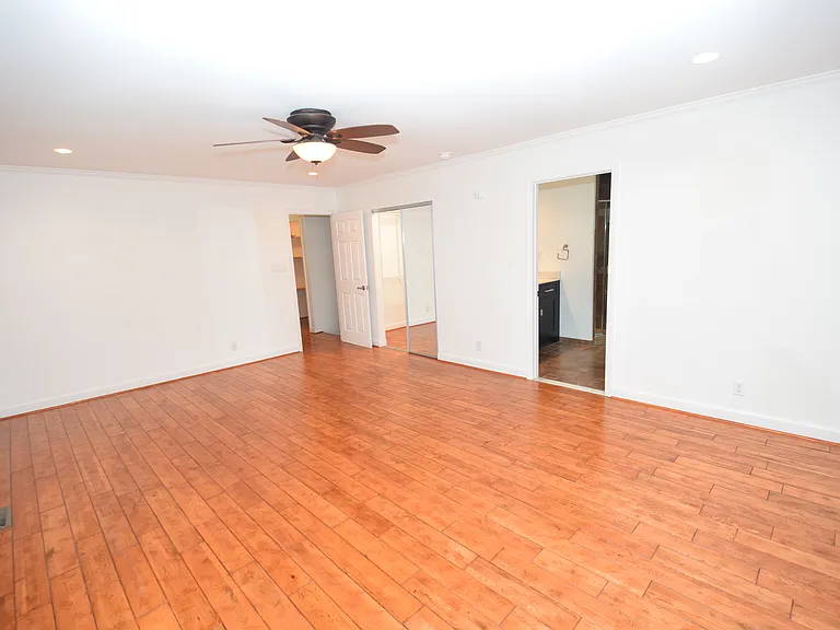 Owner's Bedroom showing entrance with closet and full bath entrance.