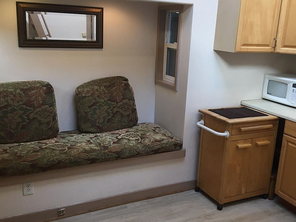 view from bath door to window seat