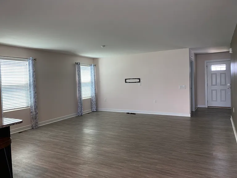 Open floor plan. Living room.