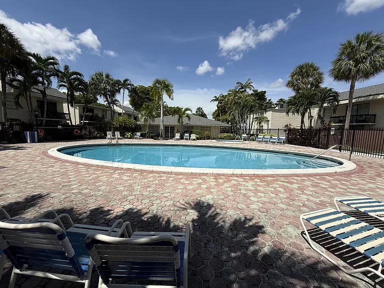 Large pool deck and club house