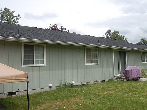 Rear of property
