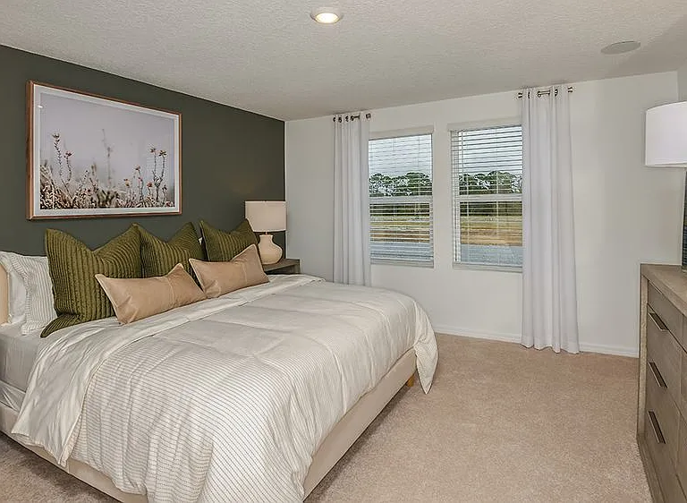 Staged Master Bedroom