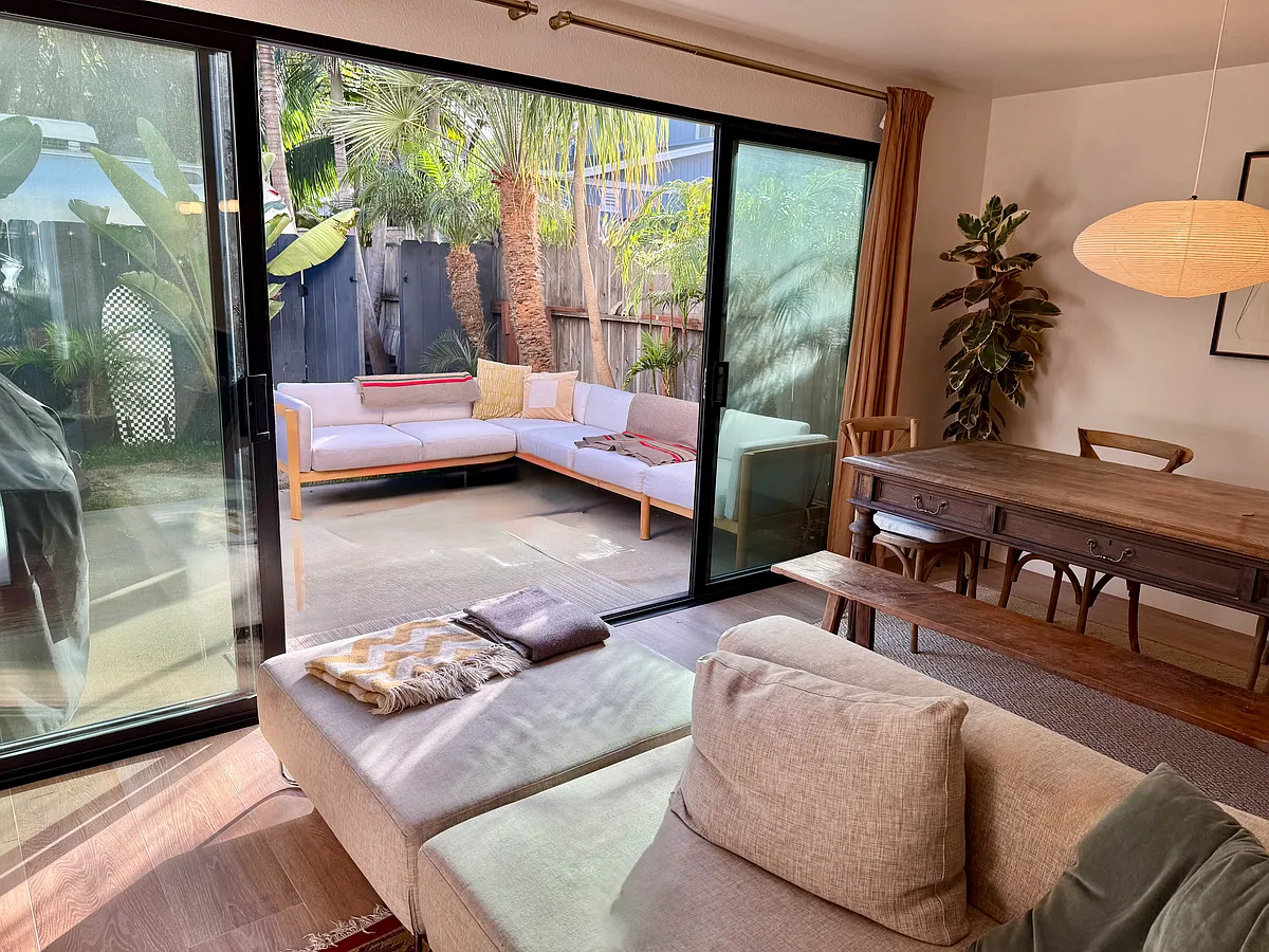 Living room / dining / backyard - 127 Europa St
