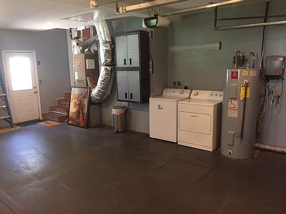 Laundry Area in Attached Garage