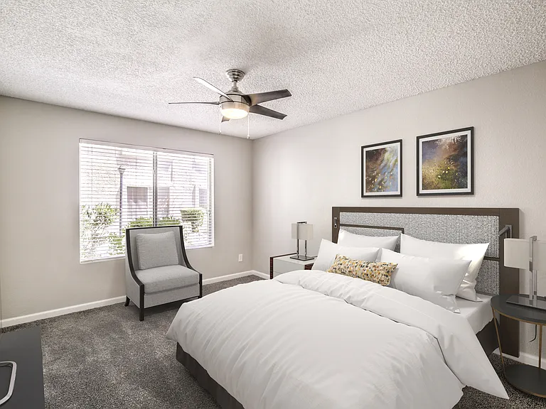 Retreat to a bedroom built for relaxation