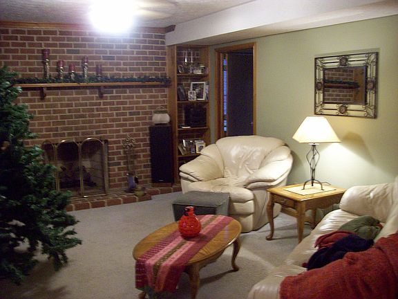 Family Room with Gas Log Fireplace