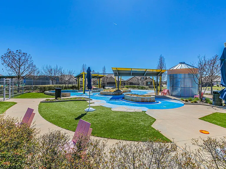 Splash pad area.