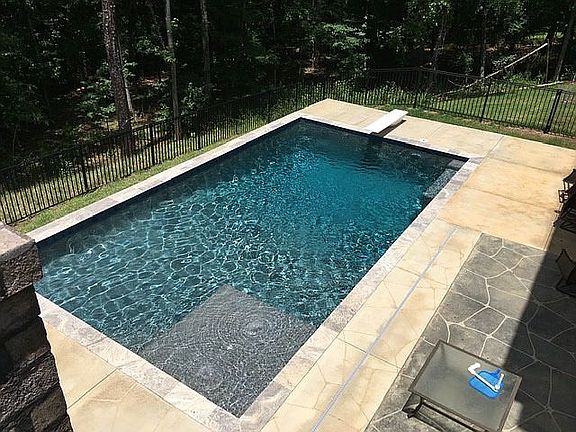 Pool from deck