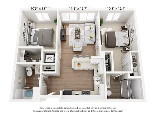 Floor plan 2005 2X2 PARK VIEW