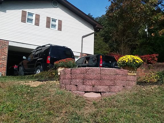 Side view of house/garage.