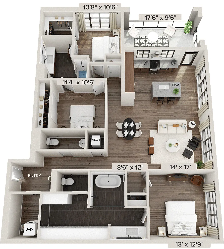 Floor plan C1