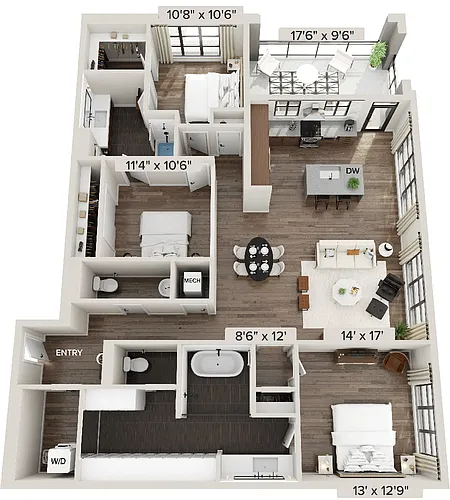 Floor plan C1